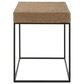 Uttermost Laramie Accent Table in Matte Black and Natural, , large