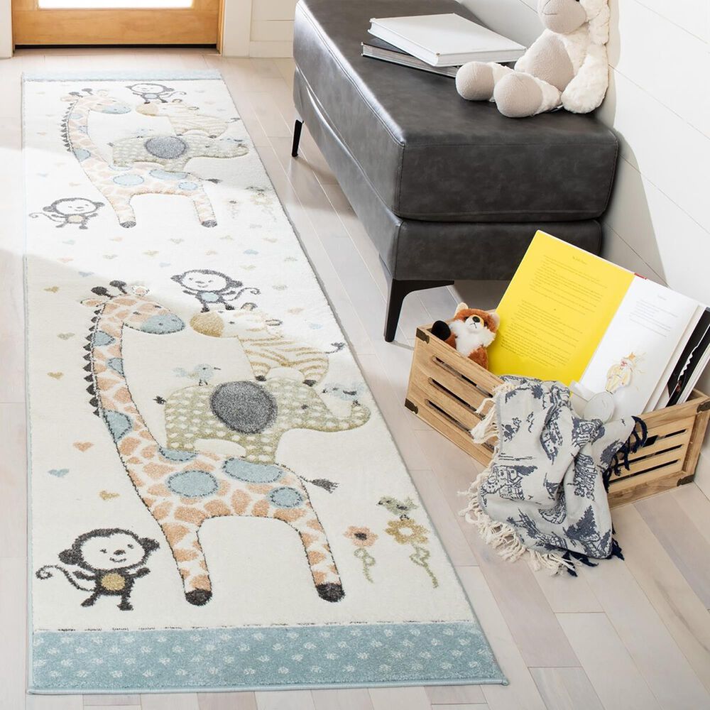 Safavieh Carousel 2&#39;3&quot; x 10&#39; Ivory Kids Runner, , large