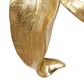 Maple and Jade 18" x 16" Contemporary Flowers Wall Decor in Gold (Set of 3), Gold, large