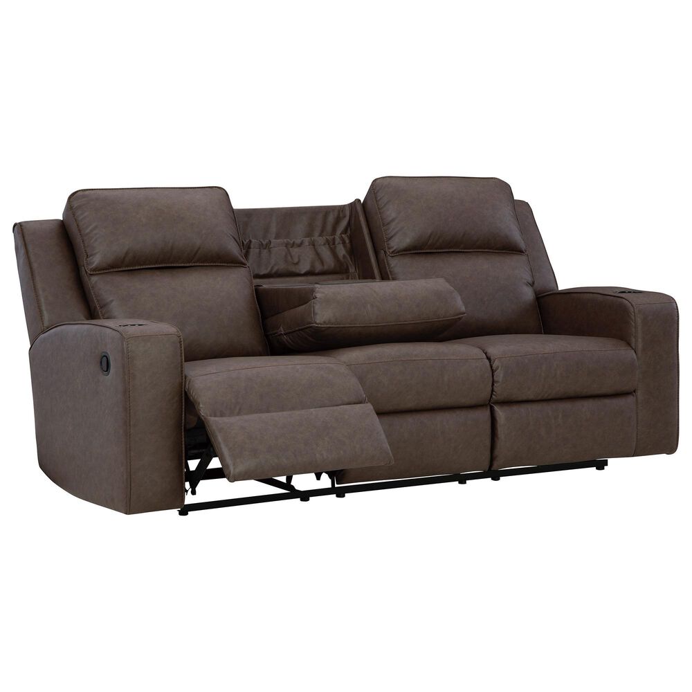 Ashley Lavenhorne 2-Piece Manual Reclining Living Room Set in Umber, , large
