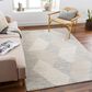 Surya Gavic 6"7" x 9"6" Medium Gray and Light Beige Area Rug, , large