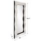 Howard Elliott Waverly Glass Wall Mirror in Silver, , large