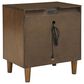 Ashley Lyncott Queen Panel Bed and Two Nightstands in Medium Brown, , large