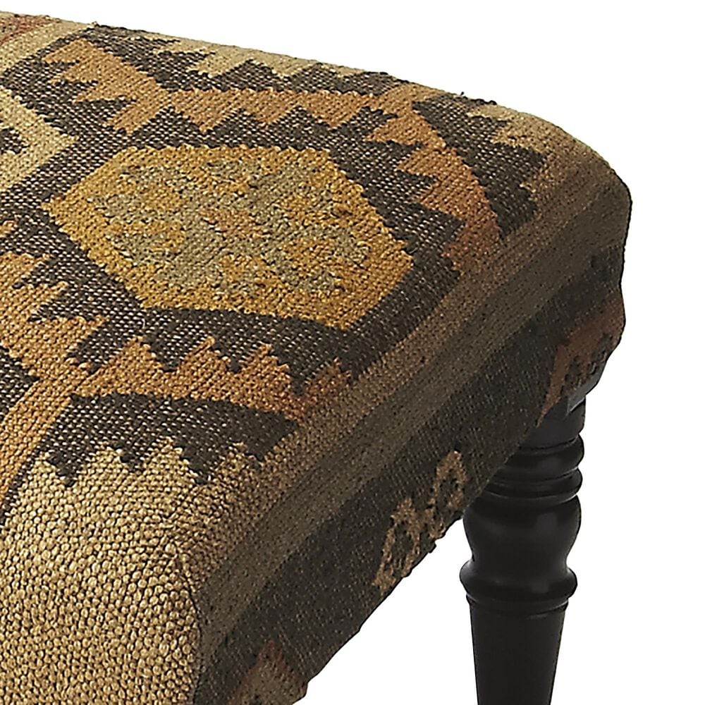 Butler Specialty Company Mountain Lodge Mesquite Jute Cocktail Ottoman, , large
