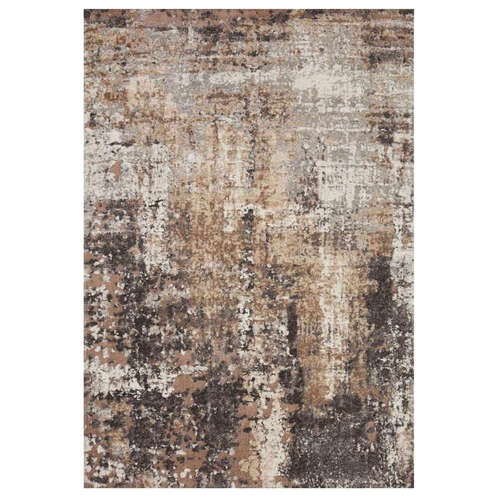 Loloi Theory THY-04 2"7" x 4" Taupe and Grey, , large
