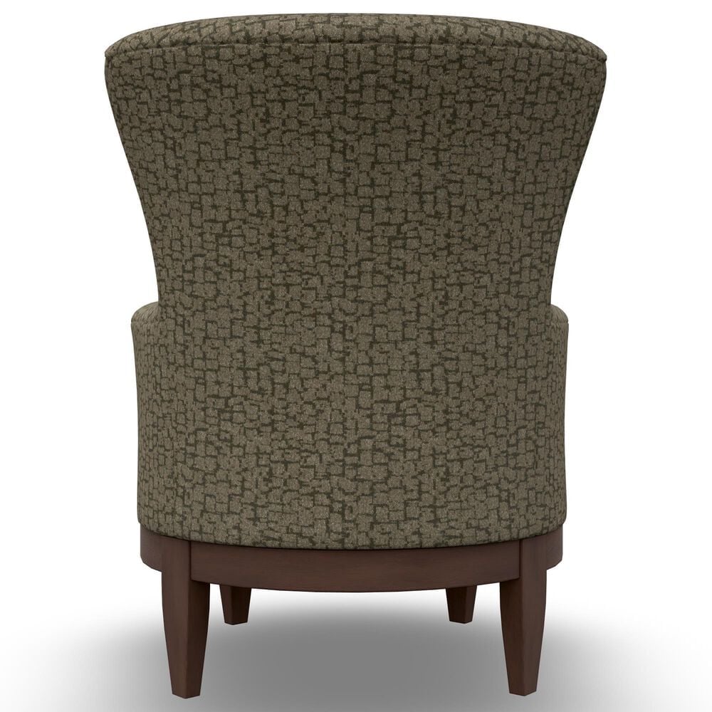 Best Home Furnishings Justine Modern Swivel Chair in Forest, , large