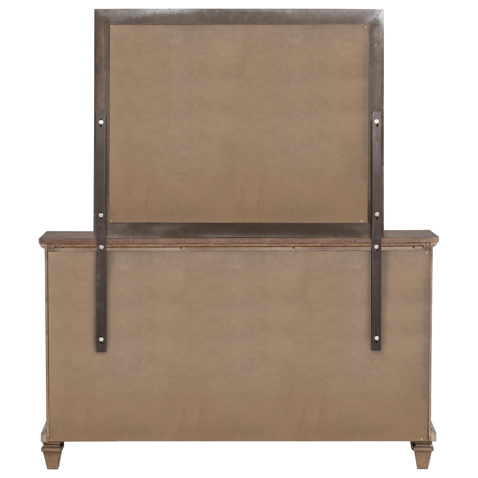 New Heritage Mariana 5-Piece King Panel Bedroom Set in Vintage Mocha