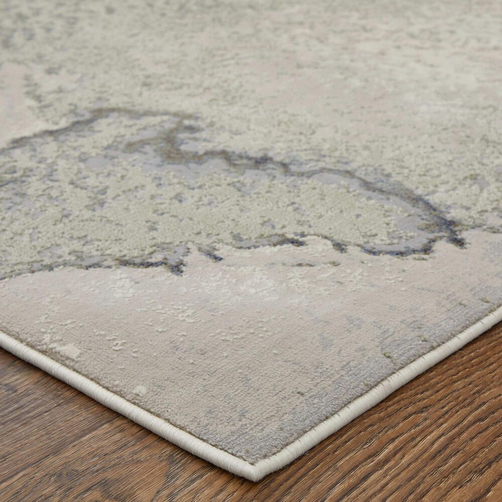 Feizy Clio 7&#39;9&quot; x 10&#39; Green and Ivory Area Rug, , large