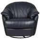 Natuzzi Editions Gratitudine Swivel Rocking Chair in Navy Blue, , large