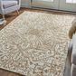 Feizy Belfort 8" x 10" Ivory and Brown Area Rug, , large