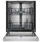 Bosch 100 Series 24" Built-In Recessed Handle Dishwasher with 8 Wash Cycles in Stainless Steel, , large