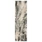 Nourison Elegance 2"2" x 7"6" Charcoal, Beige and Cream Runner, , large