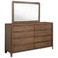 37B Maderia 8 Drawer Dresser and Mirror in Walnut, , large