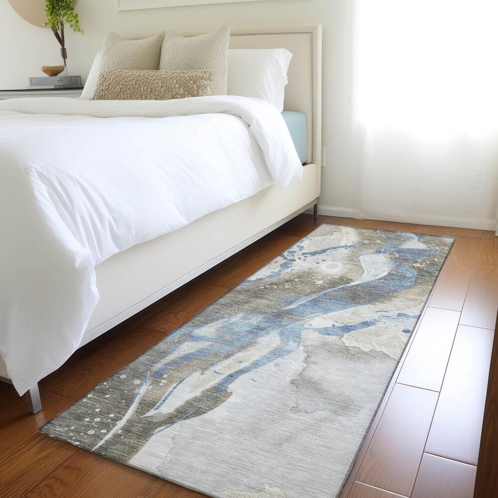 Dalyn Rug Company Odyssey OY278 Taupe 2&#39;3&quot; x 7&#39;6&quot; Runner, , large