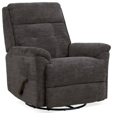 Flexsteel Sophisticated Manual Swivel Gliding Recliner in Steel, , large