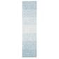 Safavieh Micro-Loop MLP353M 2"3" x 9" Blue and Ivory Runner, , large