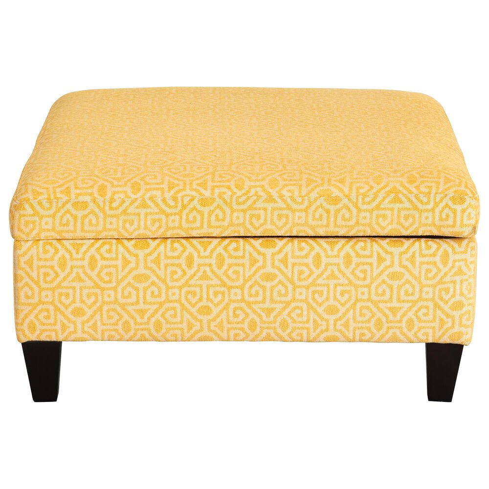 Jonathan Louis Raine Storage Ottoman in Wabansia Sunshine, , large