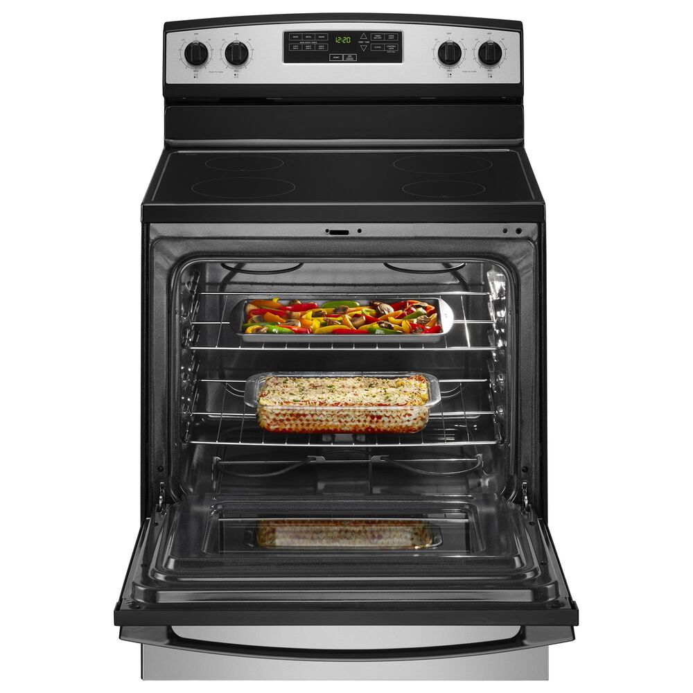 Amana 4.8 Cu. Ft. Electric Range with Electronic Controls in Stainless Steel, , large