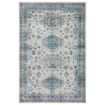 Loloi II Heidi 6" Round Ivory and Ocean Area Rug, , large