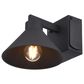 Vaxcel Sumner 1-Light Outdoor Wall Sconce Dusk-to-Dawn with GFCI Outlet in Matte Black, , large