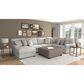 Hartsfield Livingston 45" Square Cocktail Ottoman in Slate, , large