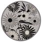Nourison Aloha 5"3" Round Black and White Indoor/Outdoor Area Rug, , large