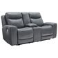 Ashley Mindanao Power Reclining Loveseat in Steel, , large