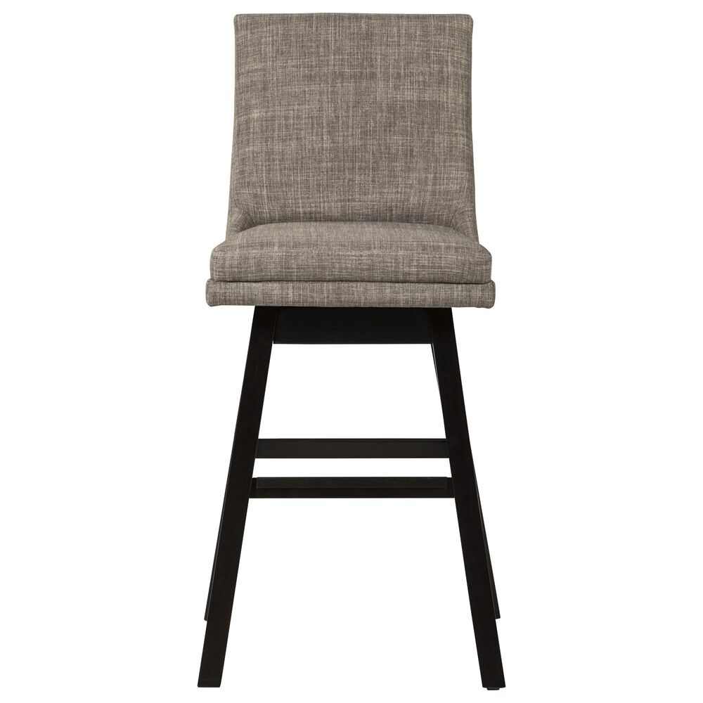 Signature Design by Ashley Tallenger 30&quot; Swivel Barstool in Light Gray, , large