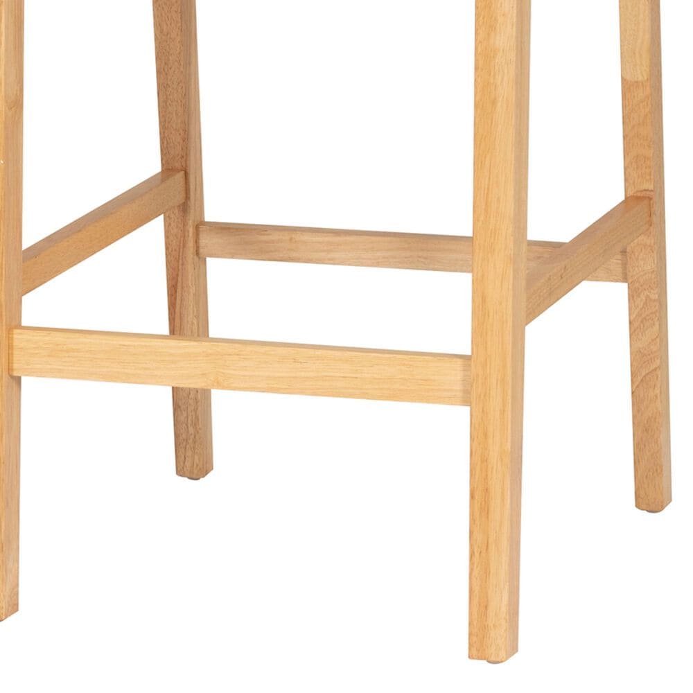 Linon Home Decor Bauer Barstool in Natural (Set of 2), , large