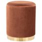 Lumisource Marla 2-Piece Nesting Pleated Ottoman Set in Light Brown, , large