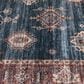 Central Oriental Rugease Raquel 5" x 7" Aerugo and Rust Area Rug, , large
