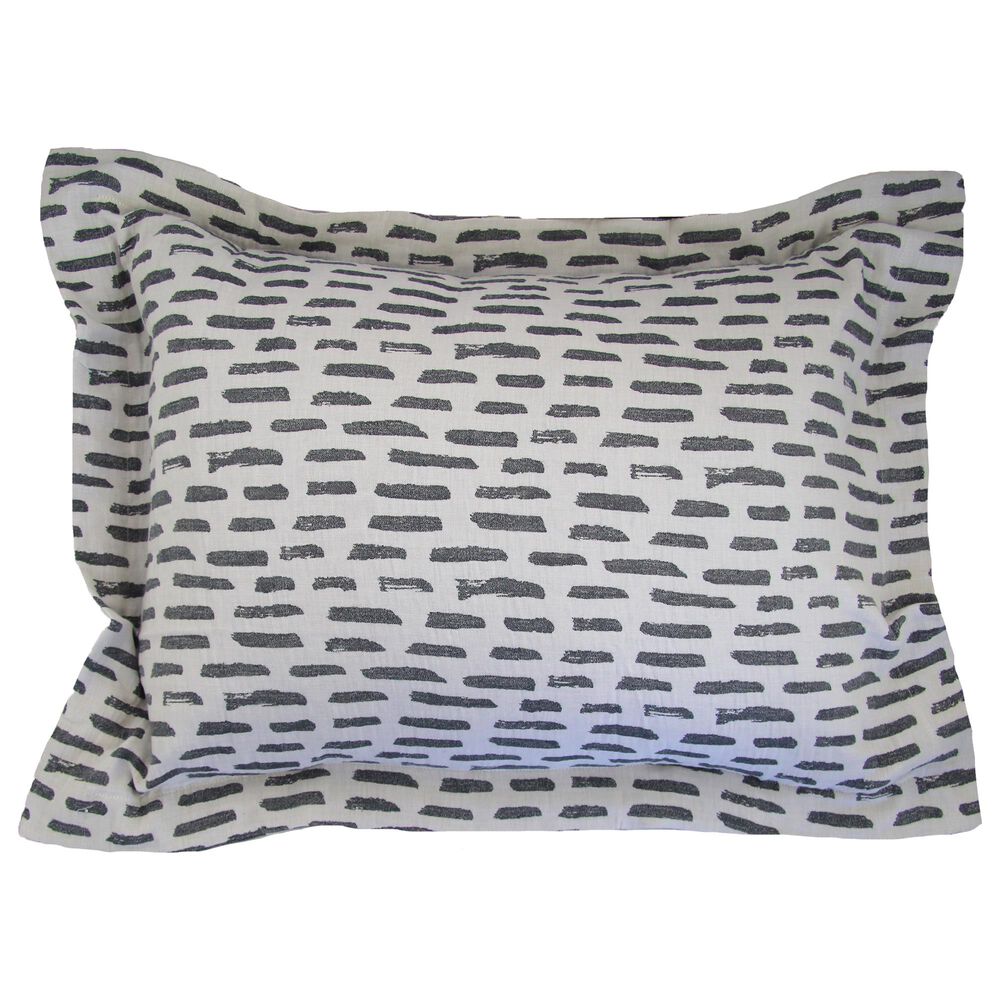 Ann Gish Art Of Home 3-Piece Queen Brushstroke Duvet Set In Charcoal, , large