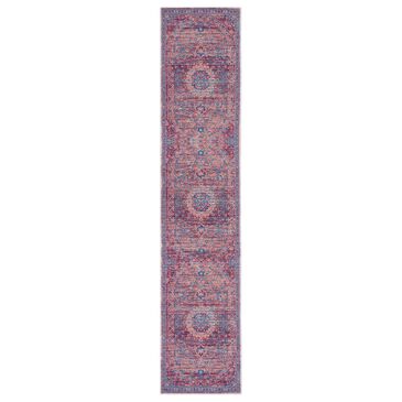 Safavieh Serapi 2" x 9" Gold and Blue Runner, , large