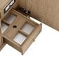 James Martin Kinnsden 36" Single Bathroom Vanity in Weathered Oak with 3 cm Carrara Marble Top and Rectangular Sink, , large