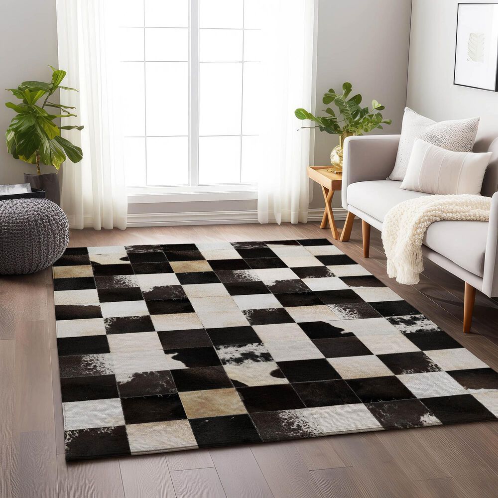 Dalyn Rug Company Bozeman BM10 Black 3&#39; x 5&#39; Area Rug, , large