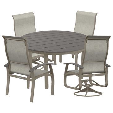 Telescope Casual Furniture 5-Piece Patio Dining Set in Storm, , large