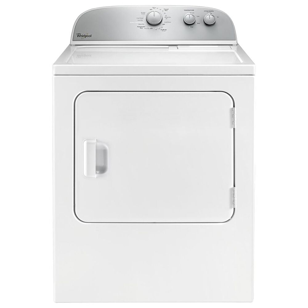 Whirlpool Long Vent Electric Dryer in White, , large