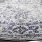 Safavieh Adirondack ADR109P 6" Round Grey and Navy Area Rug, , large