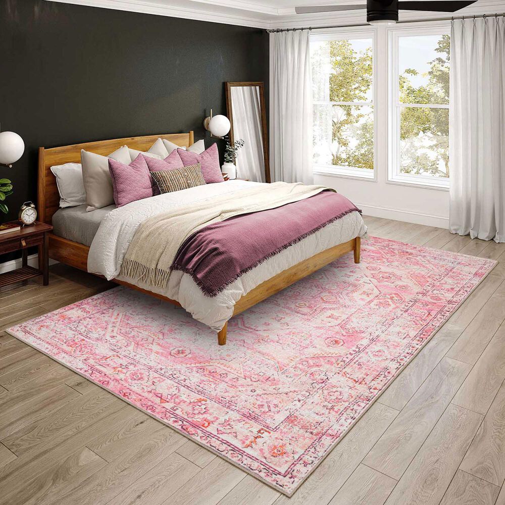 Dalyn Rug Company Jericho 5&#39; x 7&#39;6&quot; Rose Indoor/Outdoor Area Rug, , large