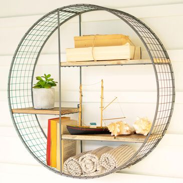 Kalalou Shelving Unit in Gunmetal, , large