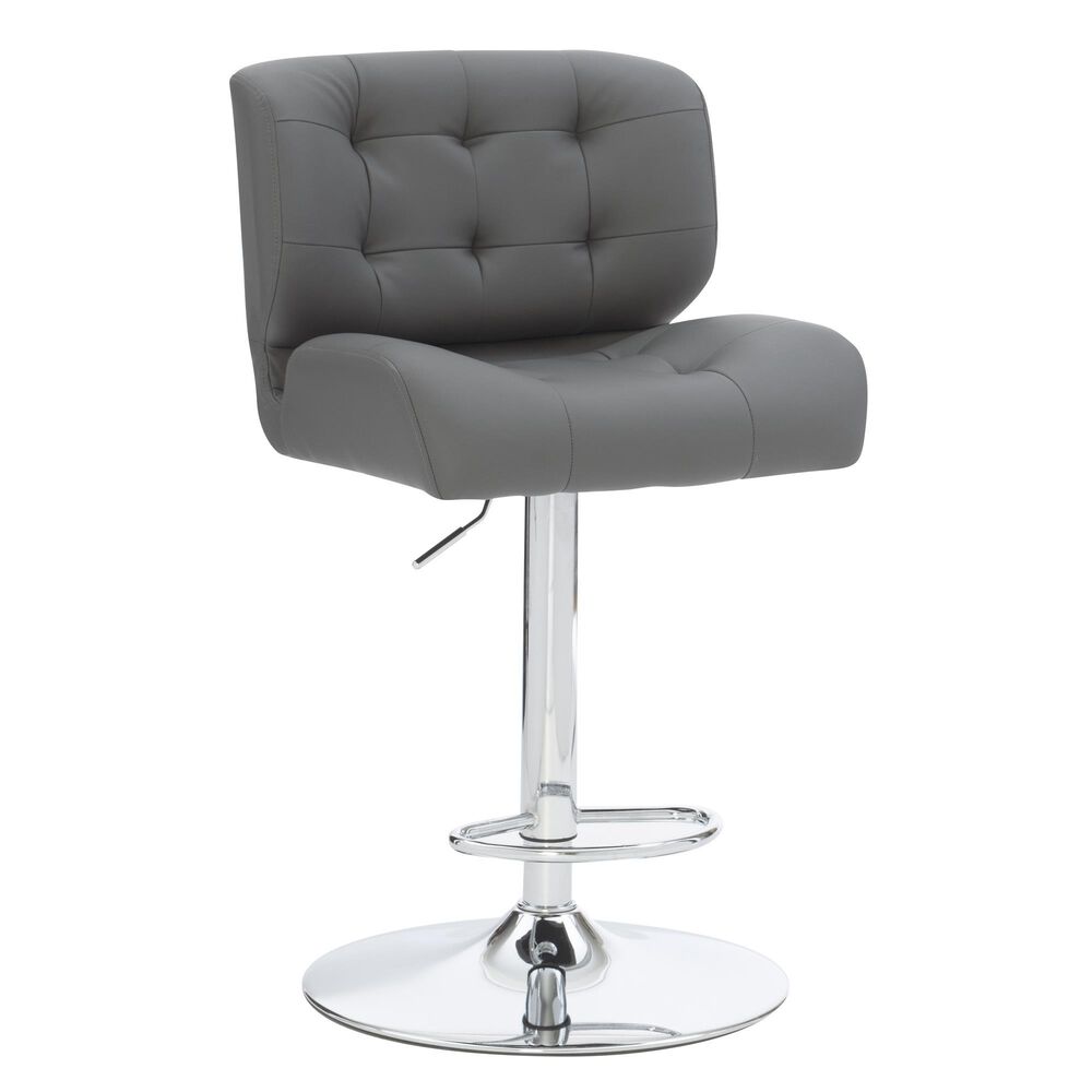Linden Boulevard Bridger Barstool in Gray, , large