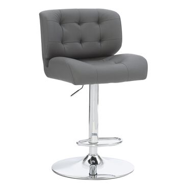 Linden Boulevard Bridger Barstool in Gray, , large