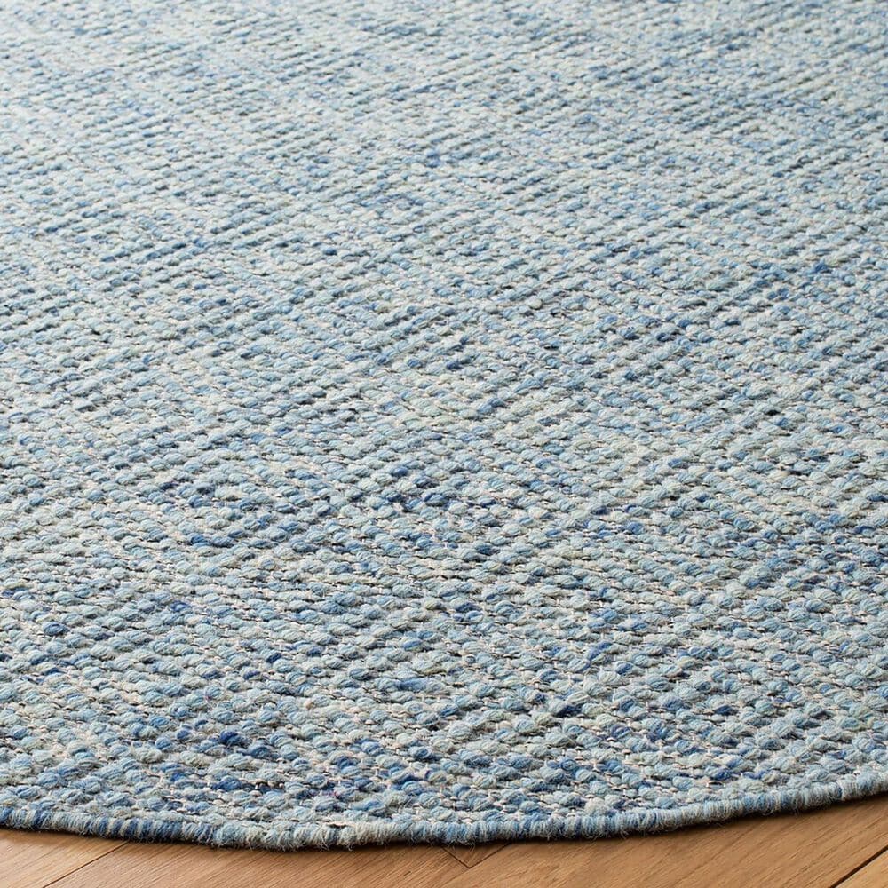 Safavieh Natura NAT503B 7&#39; Round Blue Area Rug, , large