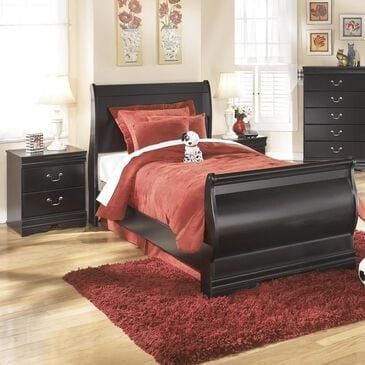 Signature Design by Ashley Huey Vineyard 2 Piece Twin Bedroom Set in Black, , large