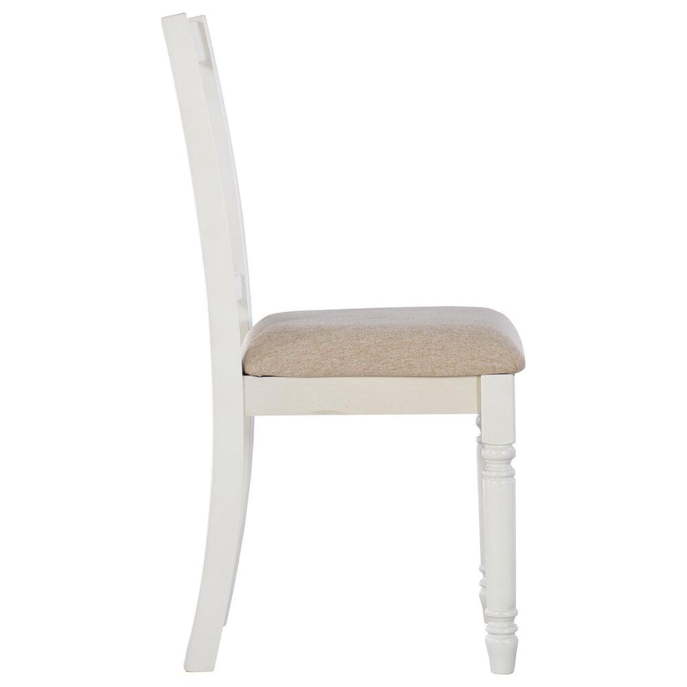 Linon Home Decor Willow Side Chair in Vanilla White, , large