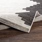 Surya Eagean EAG-2356 Black, Off-White and Charcoal 5"3" x 7"7" Indoor/Outdoor Area Rug, , large