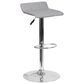 Flash Furniture Adjustable Height Barstool in Gray, , large