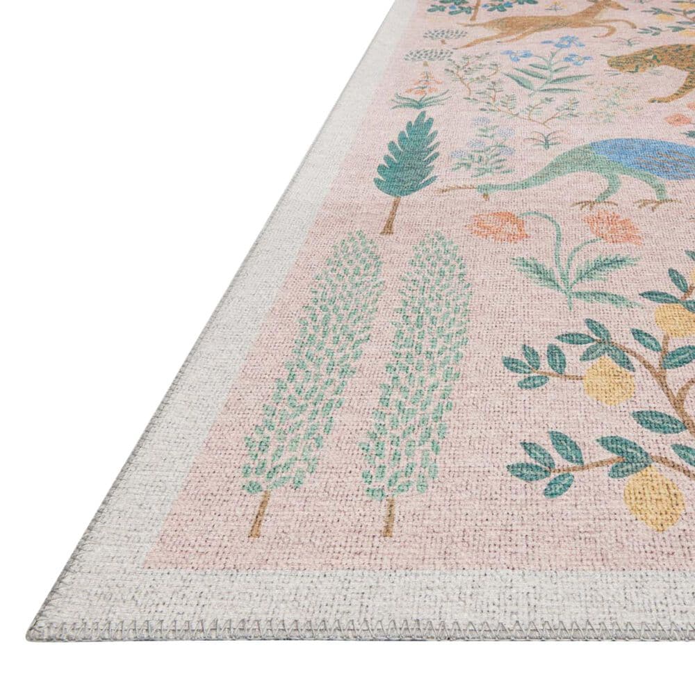 Rifle Paper Co. Menagerie 2&#39;3&quot; x 3&#39;9&quot; Blush Area Rug, , large