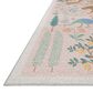 Rifle Paper Co. Menagerie 2"3" x 3"9" Blush Area Rug, , large