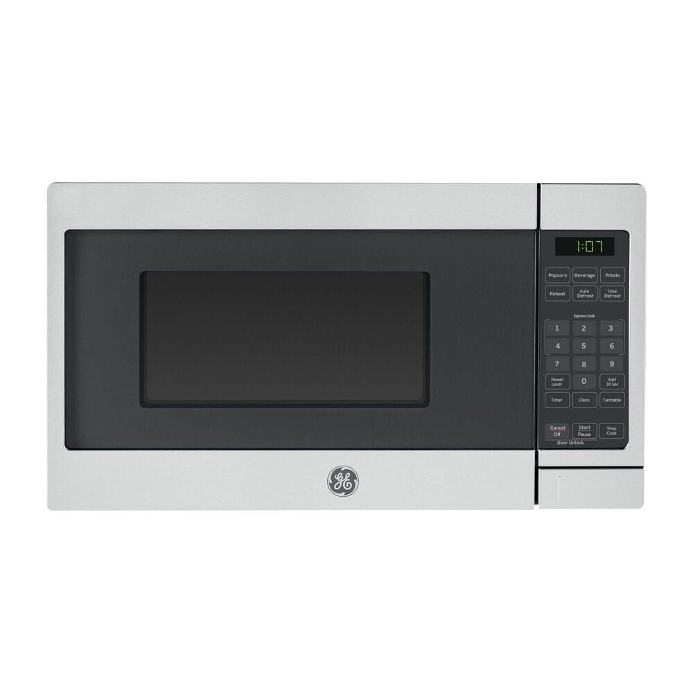 GE Appliances 0.7 Cu.Ft. Countertop Microwave Oven with Optional Hanging Kit in Stainless Steel, , large
